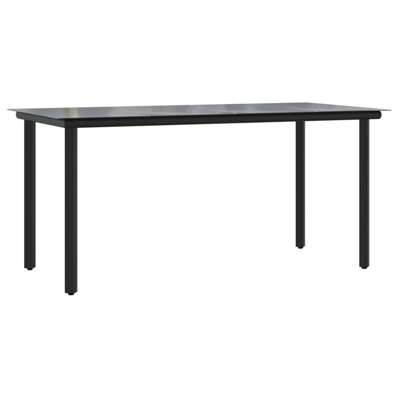 Set mobilier de grădină cu perne, 5 piese, poliratan și oțel