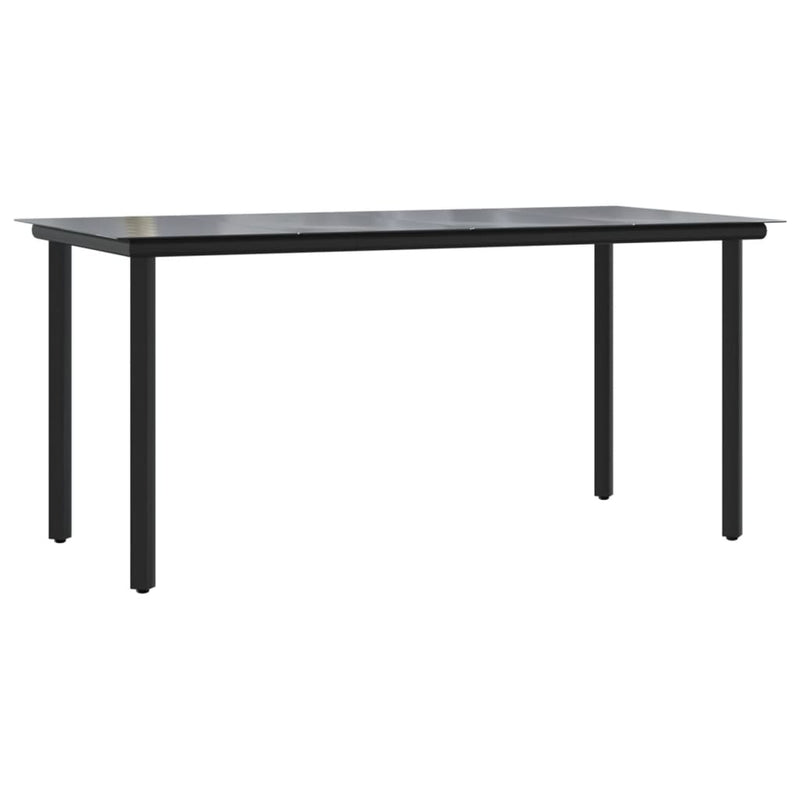 Set mobilier de grădină cu perne, 9 piese, poliratan și oțel