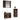 Set dulapuri de baie, 3 piese, stejar afumat, lemn prelucrat