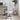 Scaun birou reglabil în înălțime, alb, piele artificială/plasă