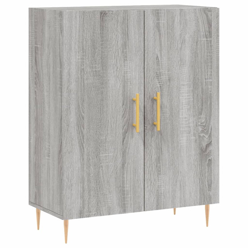 Dulap, gri sonoma, 69,5x34x90 cm, lemn compozit