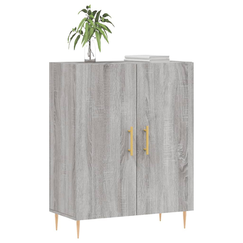 Dulap, gri sonoma, 69,5x34x90 cm, lemn compozit