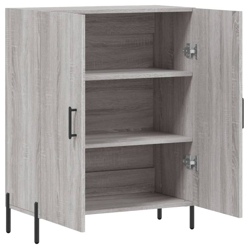 Dulap, gri sonoma, 69,5x34x90 cm, lemn compozit