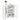 Dulap, alb, 69,5x34x90 cm, lemn compozit