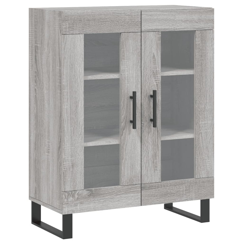 Dulap, gri sonoma, 69,5x34x90 cm, lemn compozit