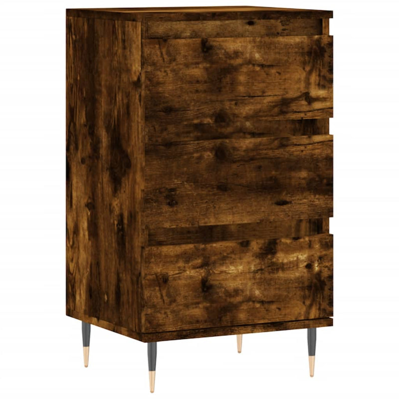 Dulap, stejar afumat, 40x35x70 cm, lemn prelucrat