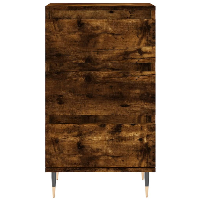 Dulap, stejar afumat, 40x35x70 cm, lemn prelucrat