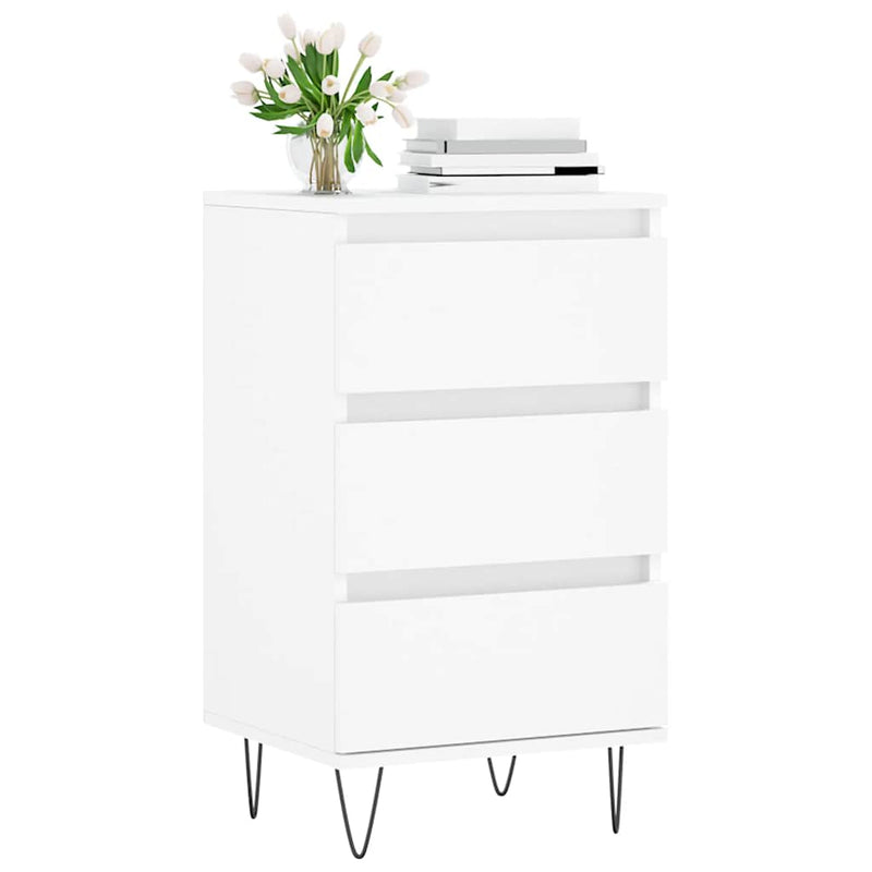 Dulap, alb, 40x35x70 cm, lemn prelucrat