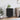 Dulap, negru, 40x35x70 cm, lemn prelucrat