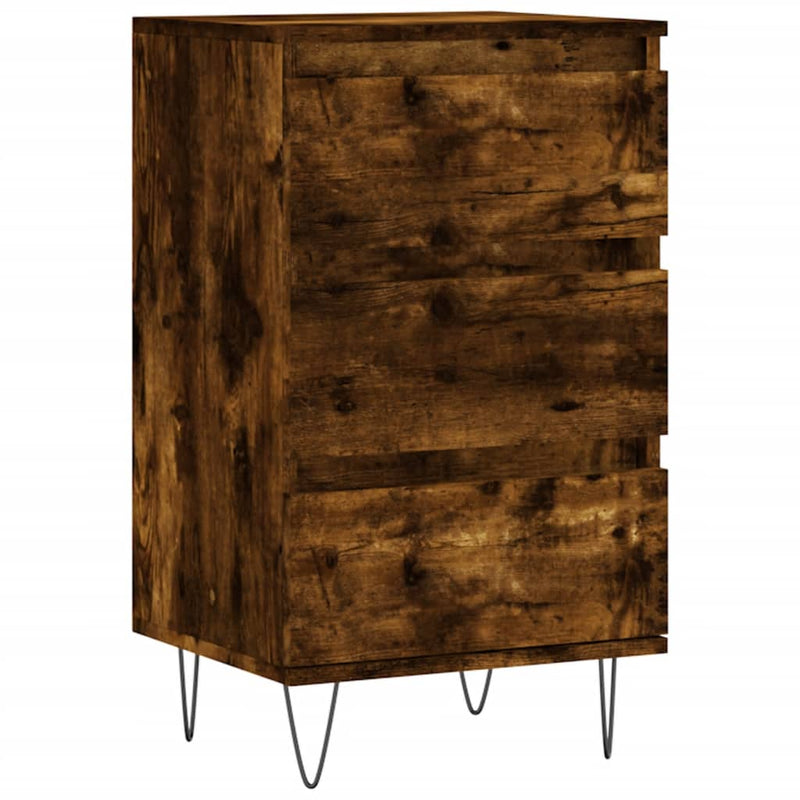 Dulap, stejar afumat, 40x35x70 cm, lemn prelucrat