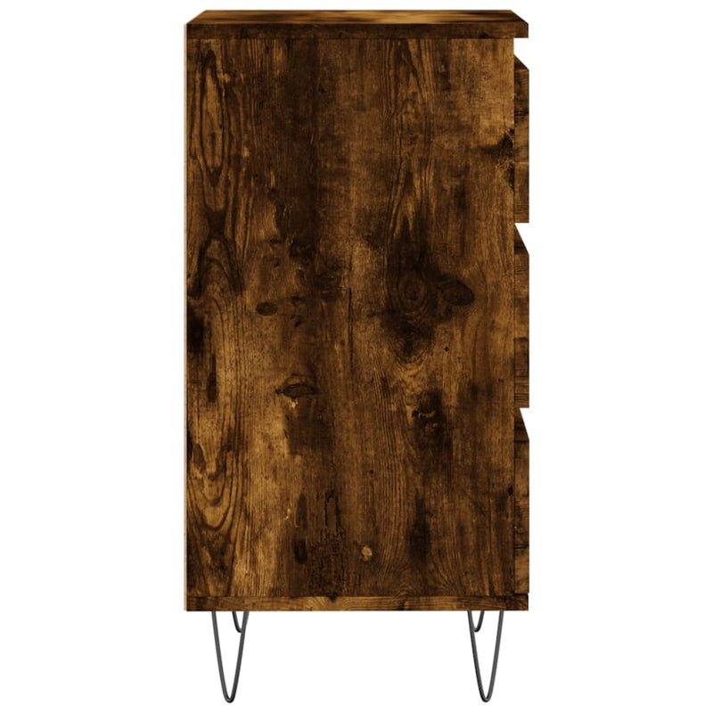 Dulap, stejar afumat, 40x35x70 cm, lemn prelucrat