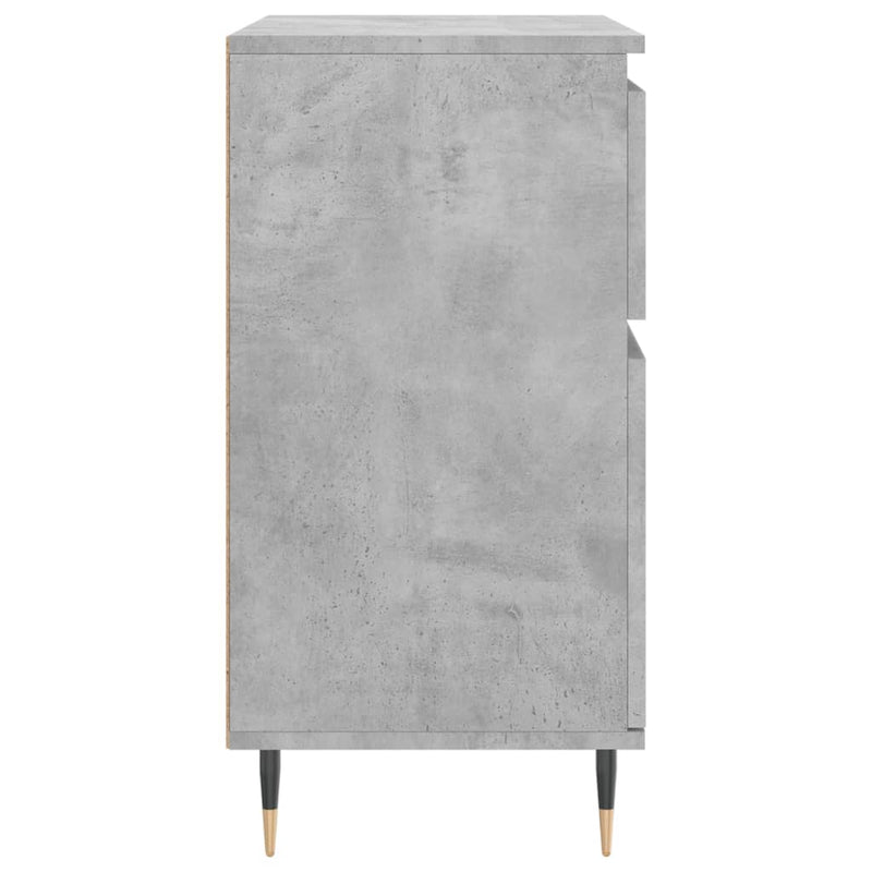 Servantă, gri beton, 60x35x70 cm, lemn prelucrat
