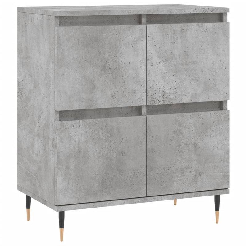 Servantă, gri beton, 60x35x70 cm, lemn prelucrat