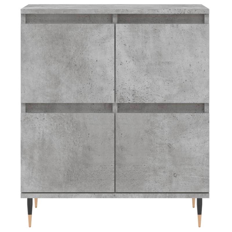 Servantă, gri beton, 60x35x70 cm, lemn prelucrat