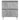 Servantă, gri beton, 60x35x70 cm, lemn prelucrat