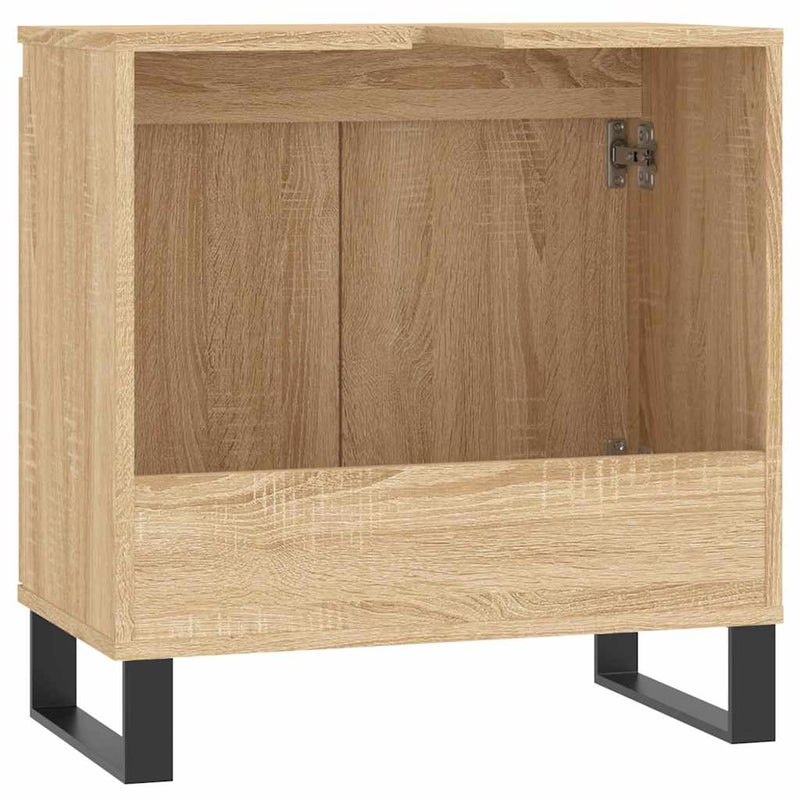 Dulap de baie, stejar sonoma, 58x33x60 cm, lemn prelucrat