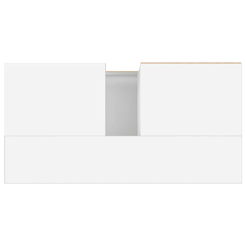 Dulap de baie, alb, 65x33x60 cm, lemn prelucrat