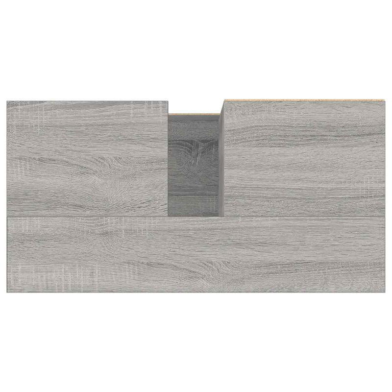 Dulap de baie, gri sonoma, 65x33x60 cm, lemn prelucrat