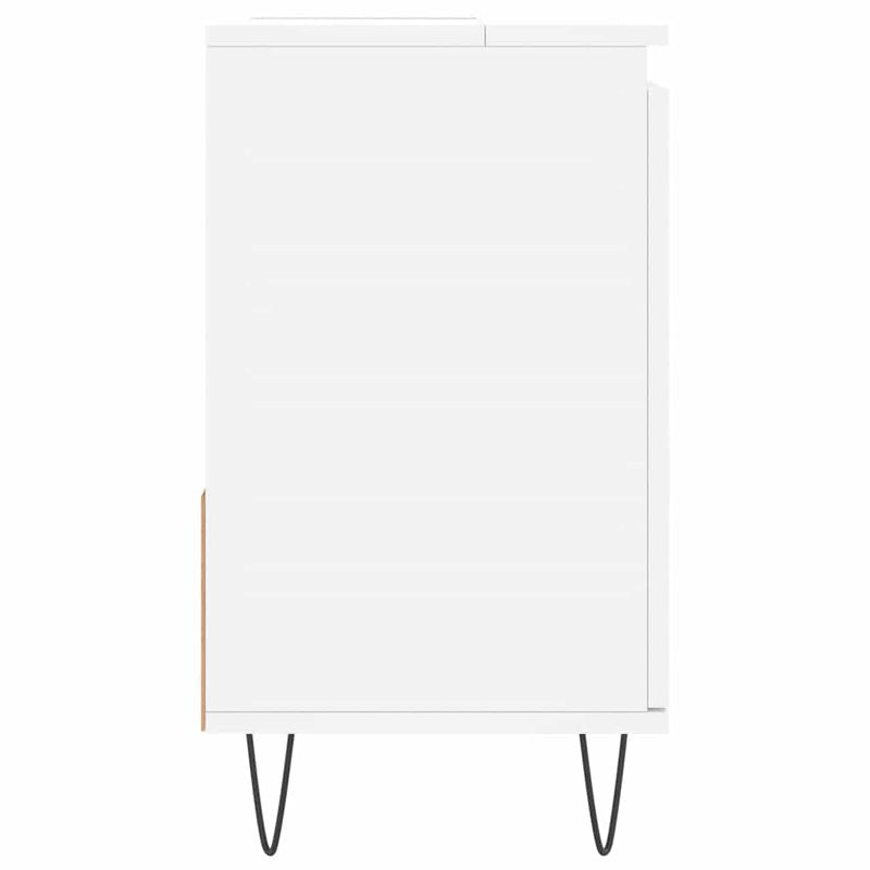 Dulap de baie, alb, 65x33x60 cm, lemn prelucrat