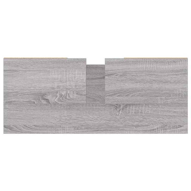 Dulap pentru baie, gri sonoma, 80x33x60 cm, lemn compozit