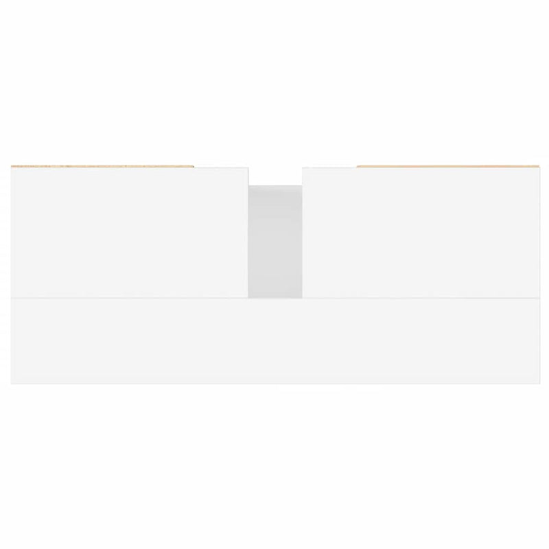 Dulap pentru baie, alb, 80x33x60 cm, lemn compozit