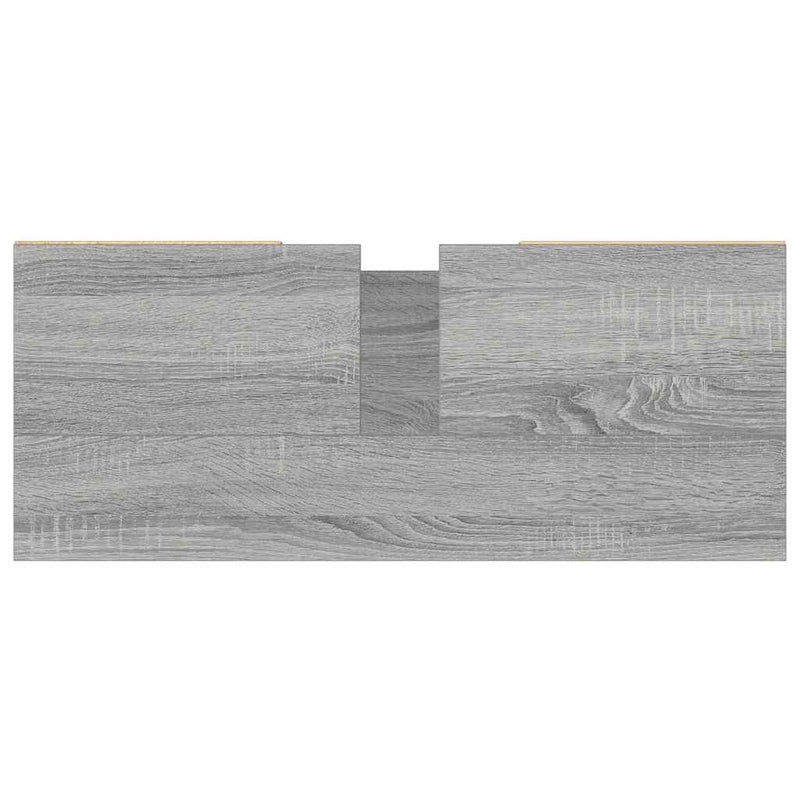 Dulap pentru baie, gri sonoma, 80x33x60 cm, lemn compozit