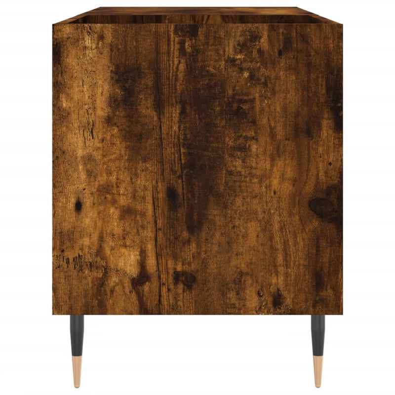 Dulap pentru discuri stejar afumat 85x38x48 cm lemn prelucrat