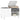 Dulap de discuri, alb, 85x38x48 cm, lemn prelucrat