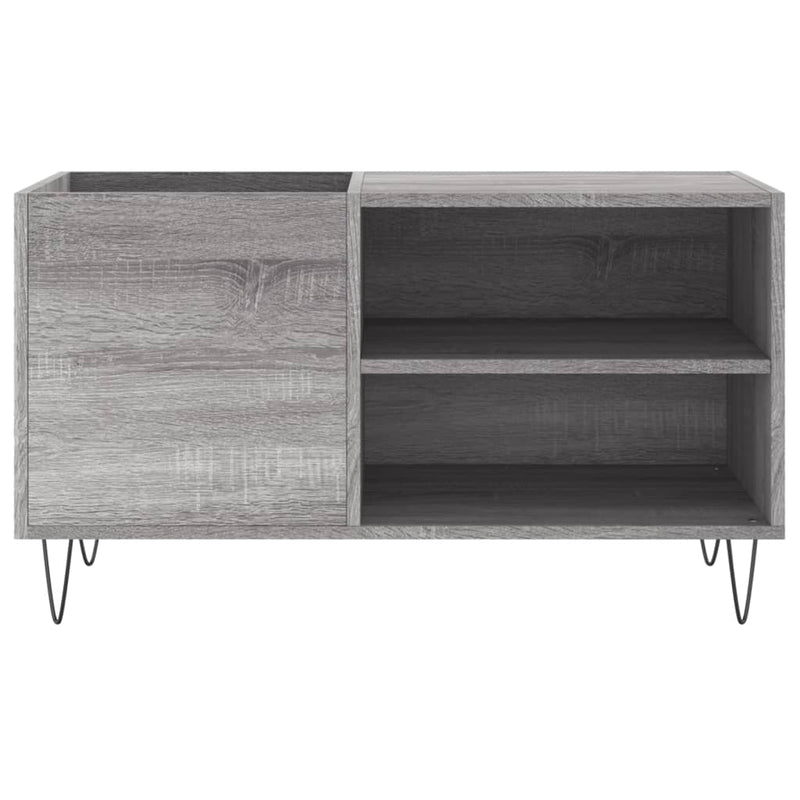 Dulap pentru discuri gri sonoma 85x38x48 cm lemn prelucrat