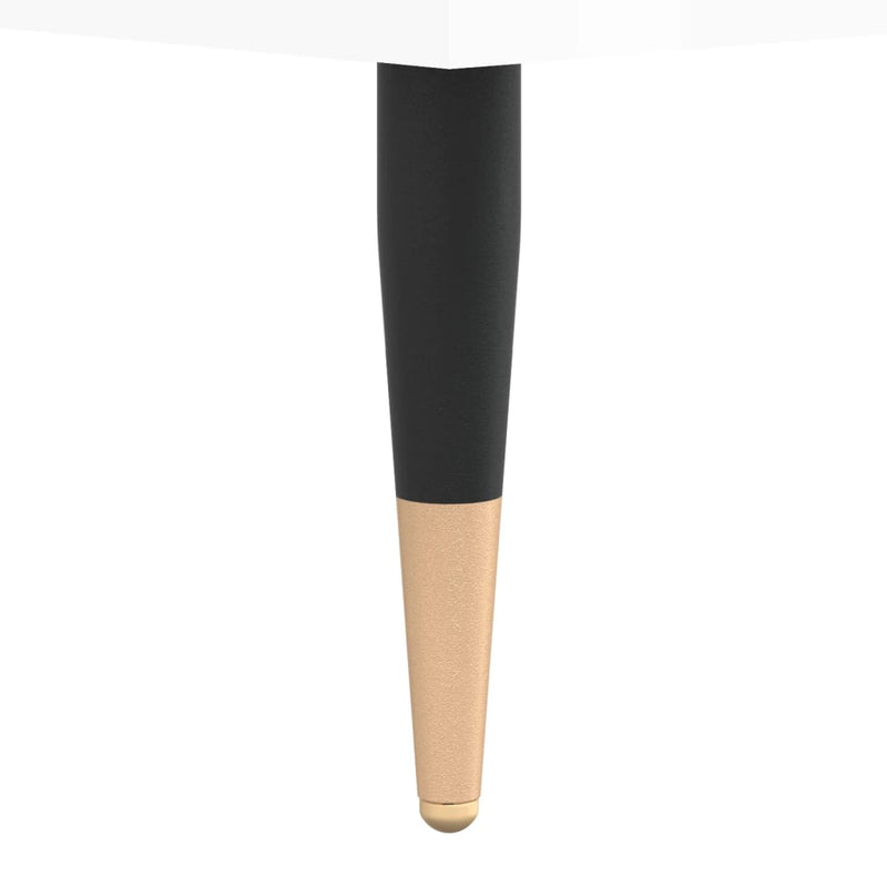 Dulap pt discuri, alb extralucios 74,5x38x48 cm lemn prelucrat