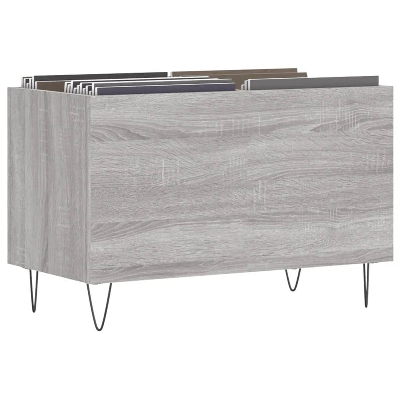 Dulap pentru discuri gri sonoma 74,5x38x48 cm lemn prelucrat