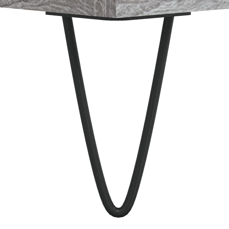 Dulap pentru discuri gri sonoma 74,5x38x48 cm lemn prelucrat