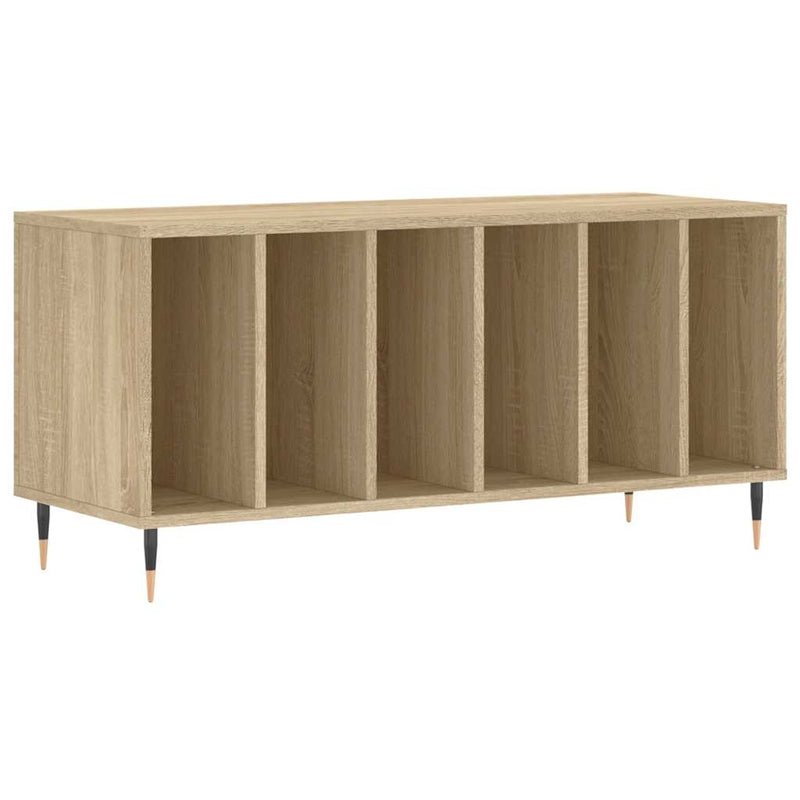Dulap pentru discuri stejar sonoma 100x38x48 cm, lemn prelucrat