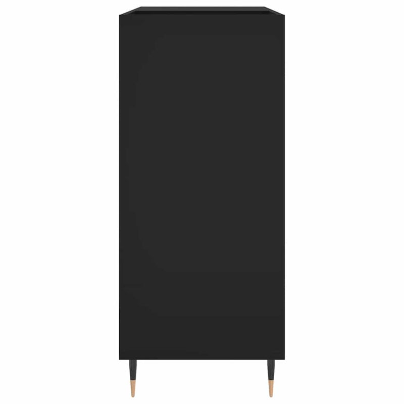 Dulap pentru discuri negru 84,5x38x89 cm lemn compozit