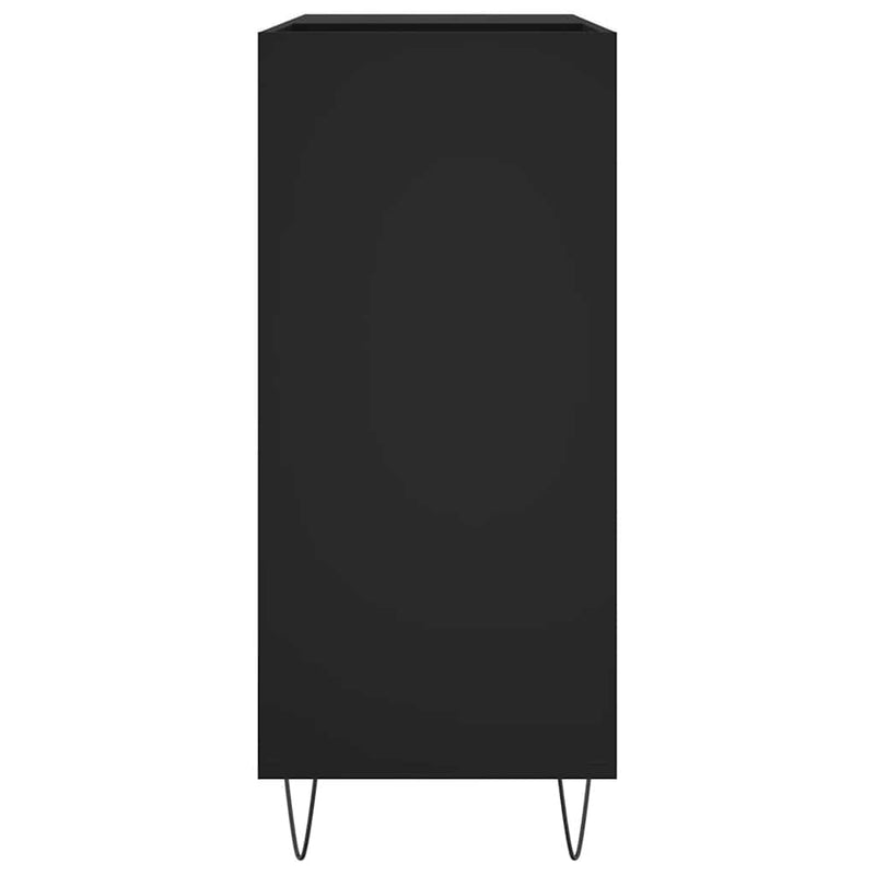 Dulap pentru discuri negru 84,5x38x89 cm lemn compozit