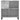 Dulap pentru discuri gri beton 84,5x38x89 cm lemn compozit