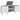 Dulap pentru discuri, alb, 121x38x48 cm, lemn stratificat