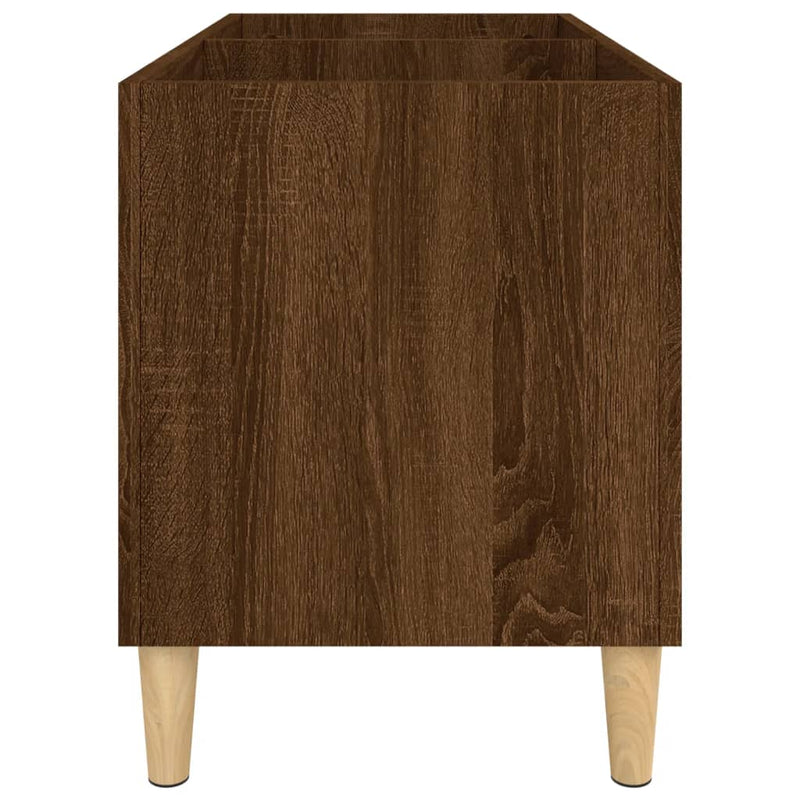 Dulap pentru discuri stejar maro 74,5x38x48 cm lemn prelucrat