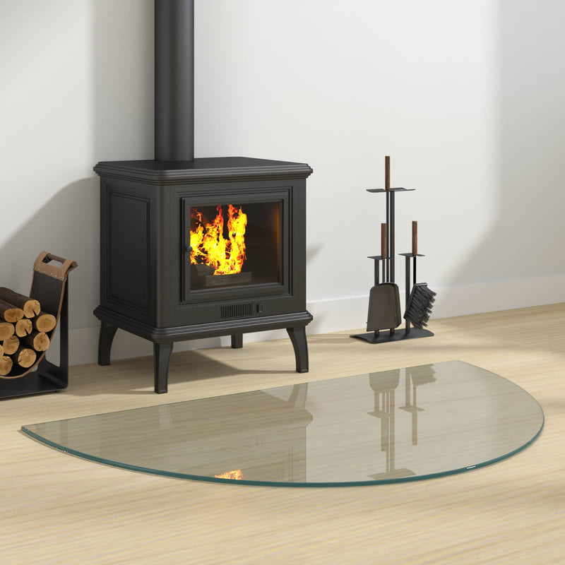 Placă de sticlă pentru semineu Transparent 1000 x 600 mm Sticlă