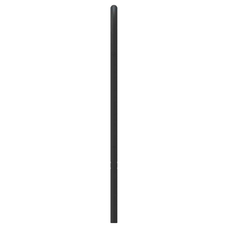 Tăblie de pat de schimb metalică, negru, 193 cm