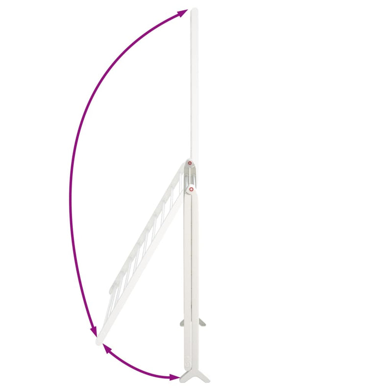 Suport de uscare pentru cadă extensibil, 53-90 cm, aluminiu
