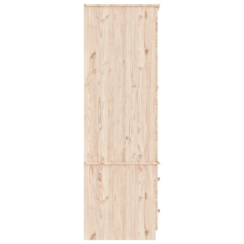 Dulap „ALTA”, 90x55x170 cm, lemn masiv de pin