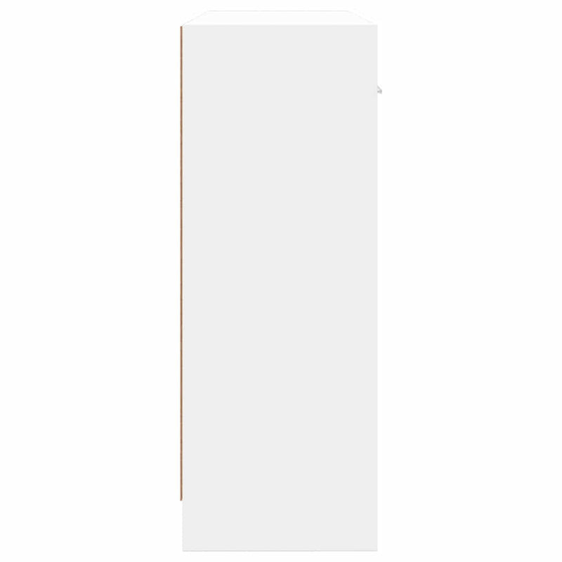 Bufet alb 91x28x75 cm lemn stratificat
