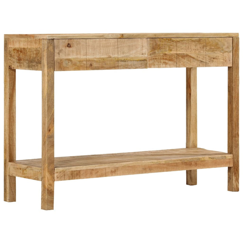 Consolă cu 2 sertare, 110x35x75 cm, lemn masiv de mango