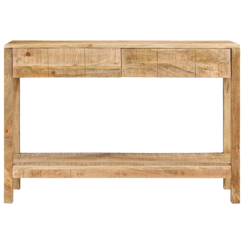 Consolă cu 2 sertare, 110x35x75 cm, lemn masiv de mango