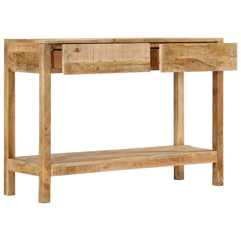 Consolă cu 2 sertare, 110x35x75 cm, lemn masiv de mango