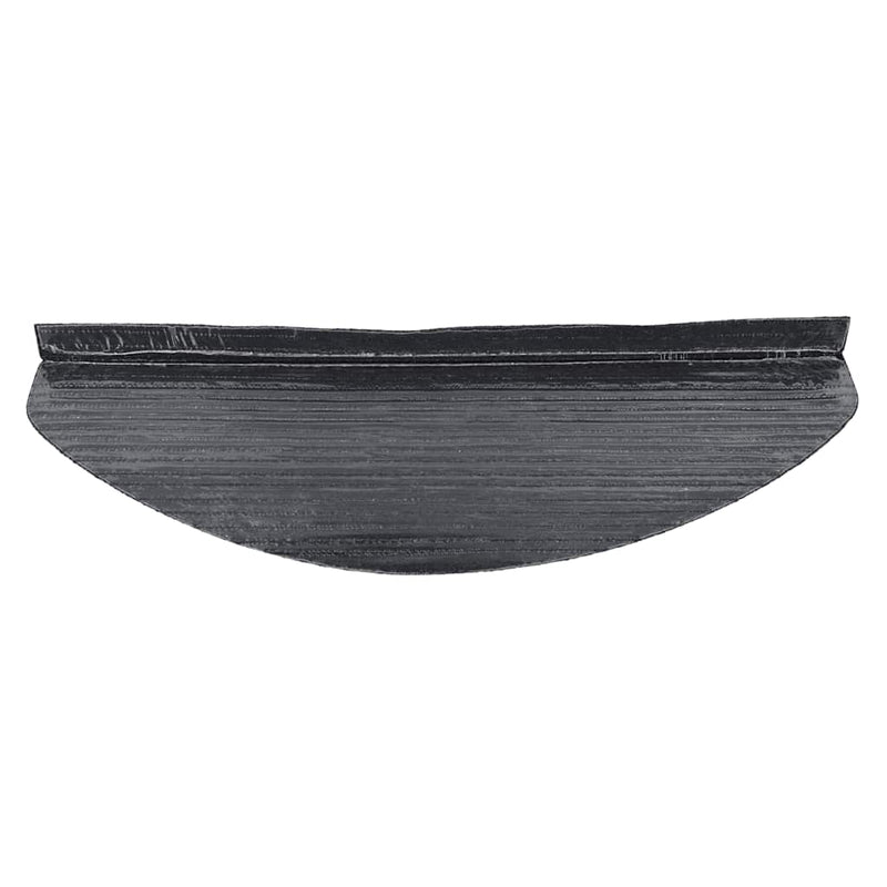 Covorașe de scări autoadezive, 10 buc., antracit, 65x22,5x3,5cm