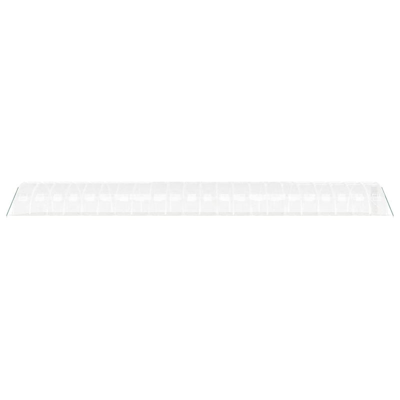 Seră cu cadru din oțel, alb, 88 m², 22x4x2 m