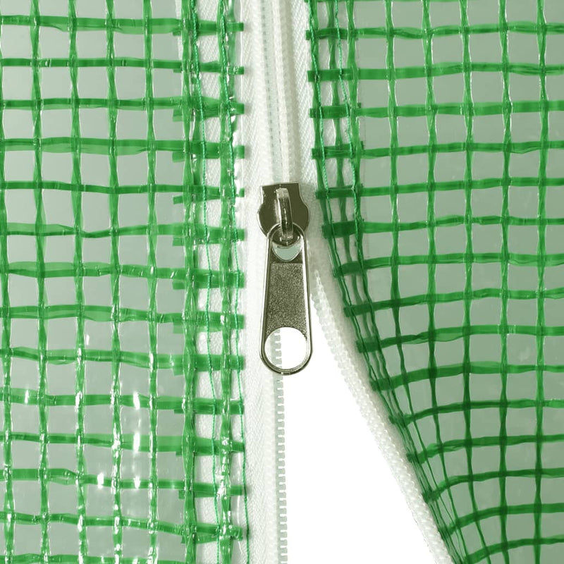 Seră cu cadru din oțel, verde, 30 m², 6x5x2,3 m