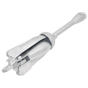 Ancoră pliabilă argintie 8 kg, fontă galvanizată la cald